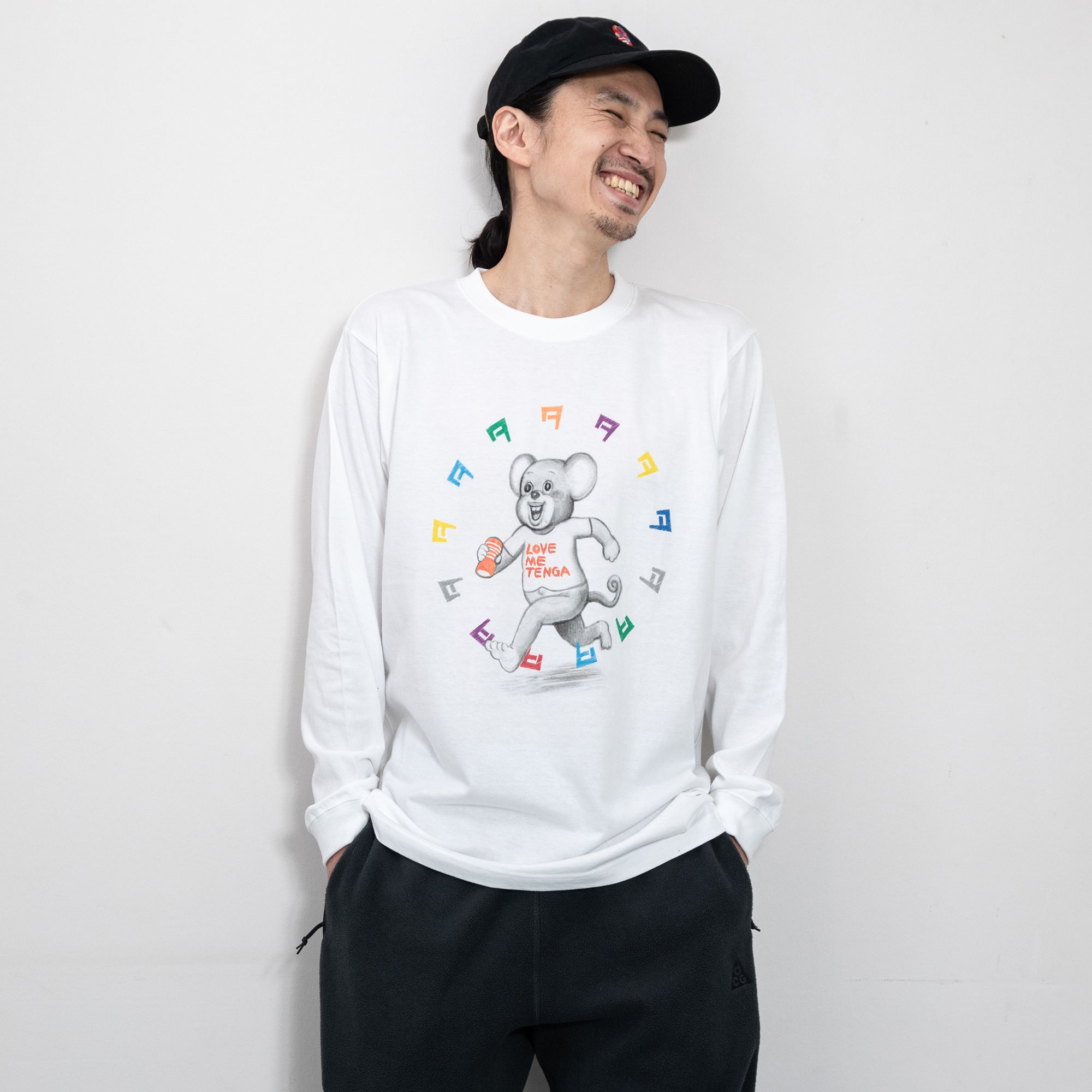 希少　まん○画太郎　ロンT　長袖カットソー 漫☆画太郎☆TENGA DOKUMI ロングスリーブTシャツ☆S☆ドクミ