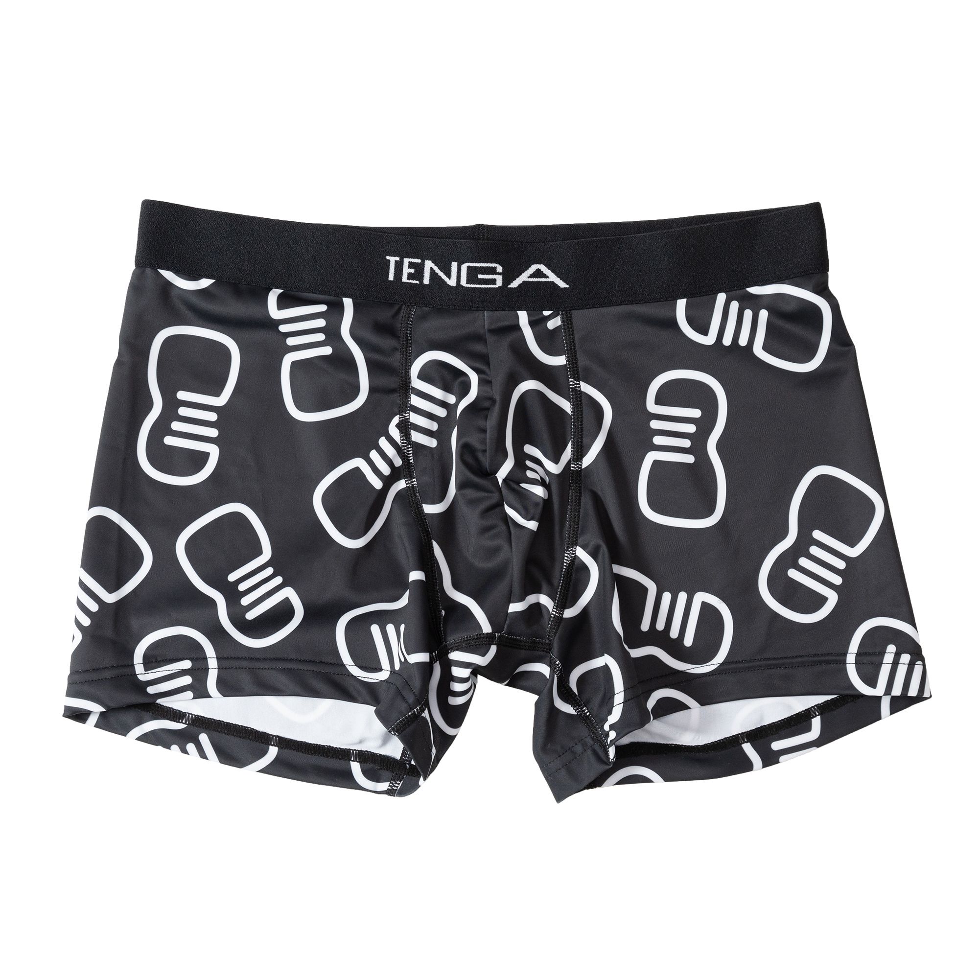 TENGA ICONIC CUP BOXER SHORTS BLACK サイズ: L