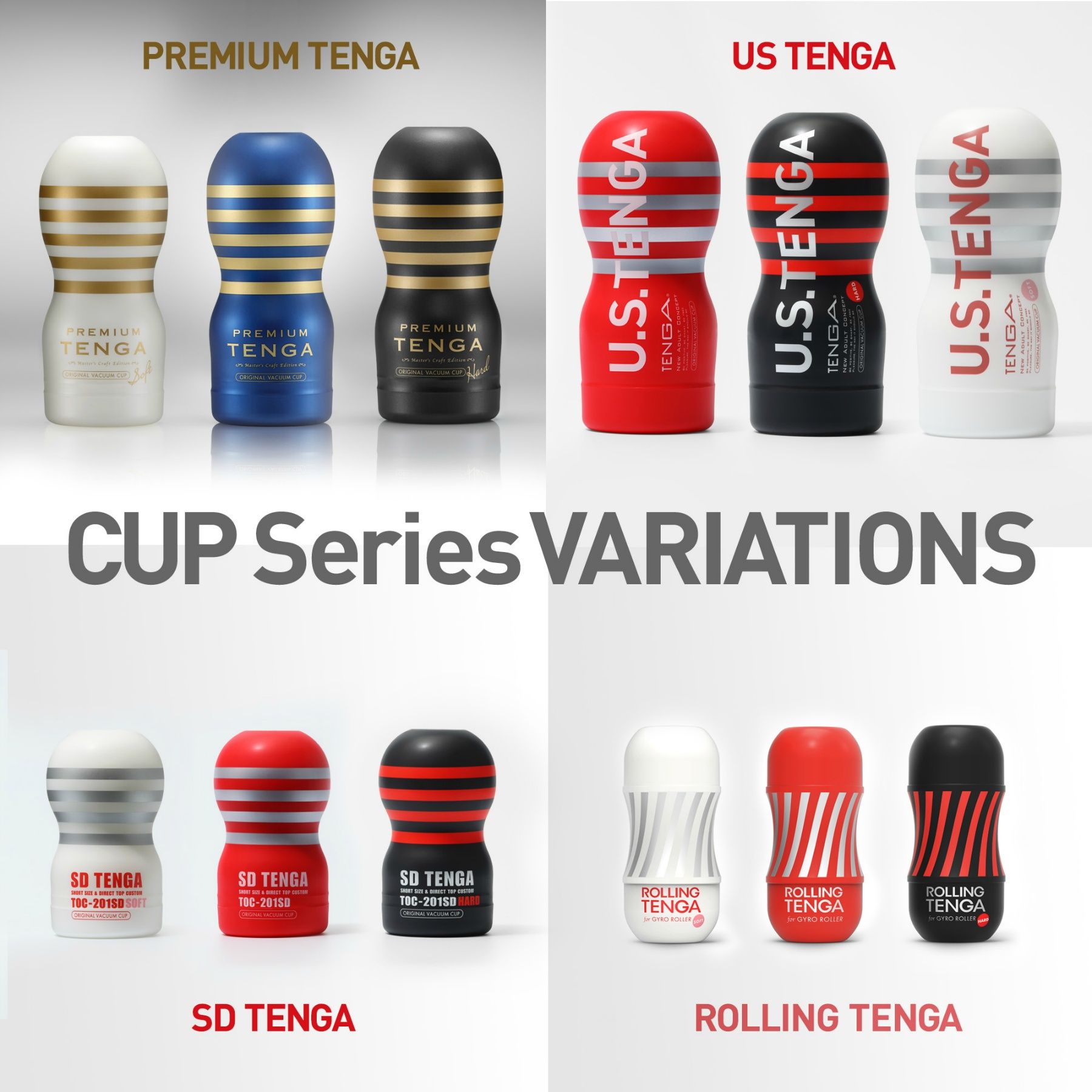 【定期20％オフ】PREMIUM TENGA オリジナルバキューム・カップ ソフト 5本セット