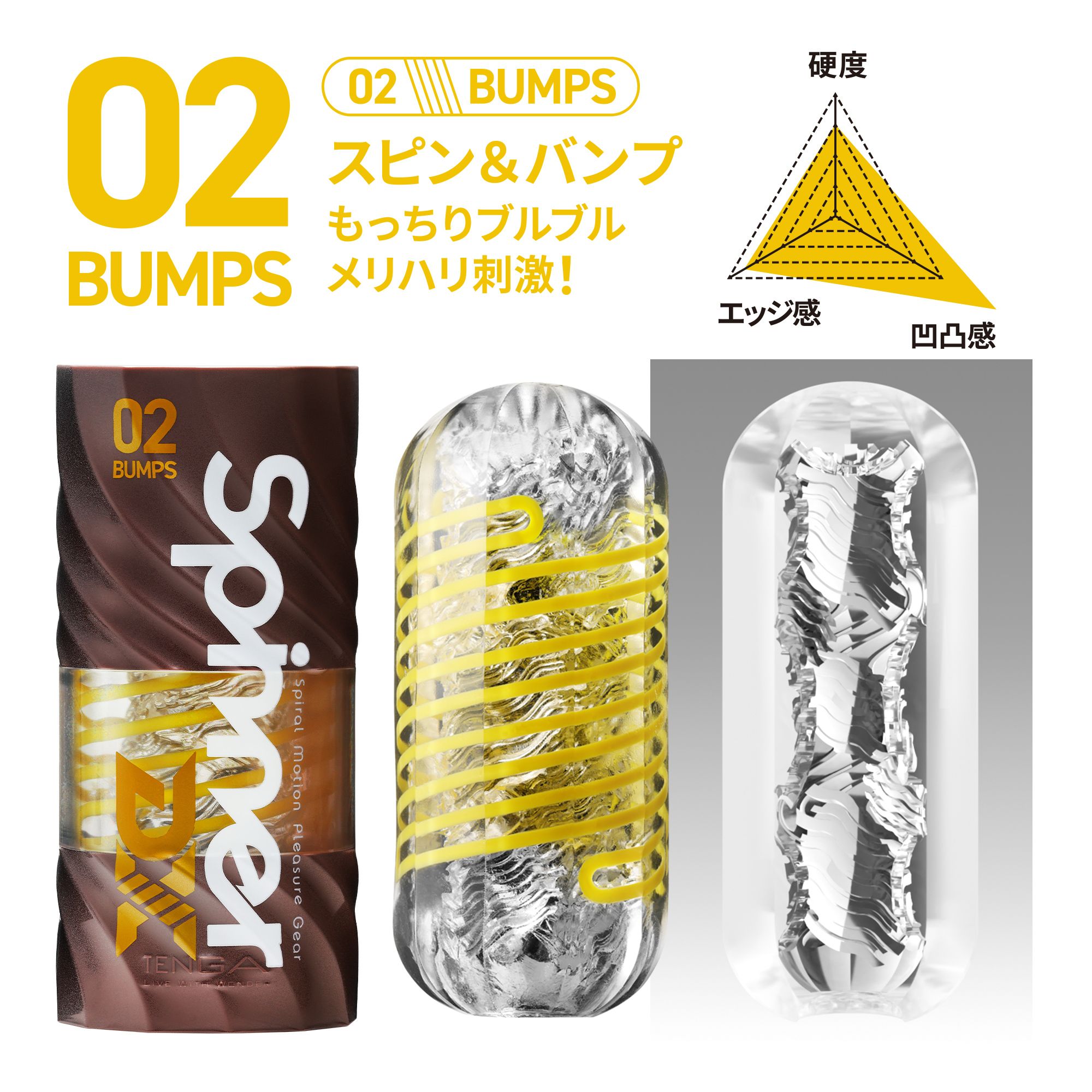 【ローションが選べる】SPINNER DX3種 + TENGA LOTION1本セット