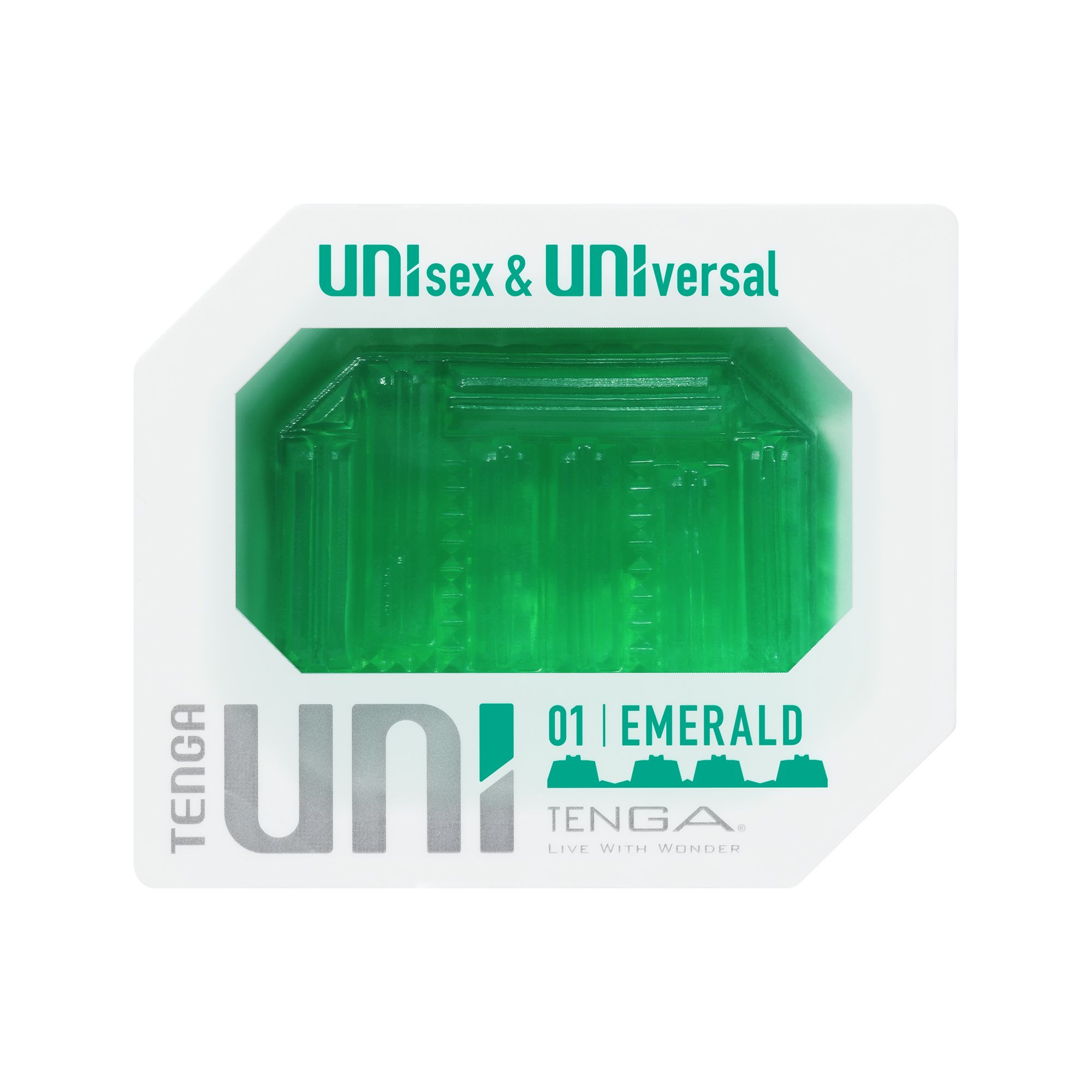 TENGA UNI EMERALD 4個＋1個付きセット