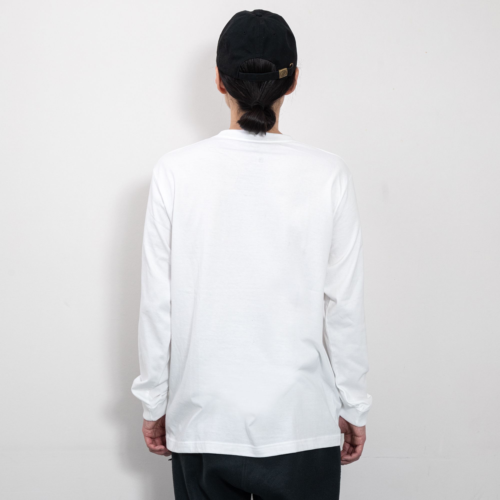 漫☆画太郎×TENGA マルチカラードクミ 長袖Tシャツ ホワイト サイズ: L