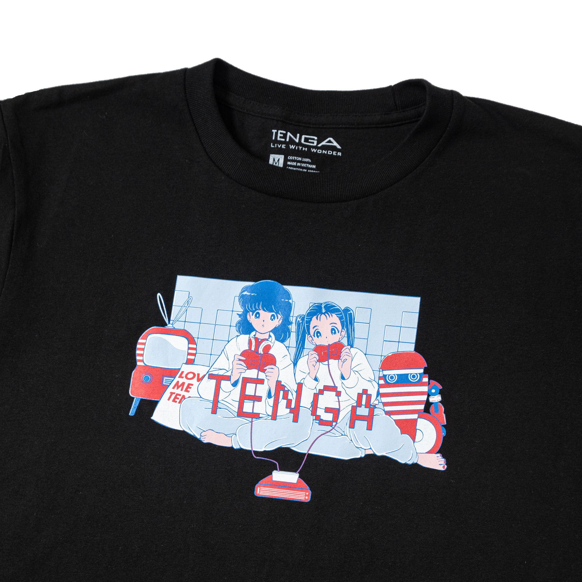 【TENGA×ボブa.k.aえんちゃん】PLAY GAME Tシャツ_01 ブラック サイズ: L