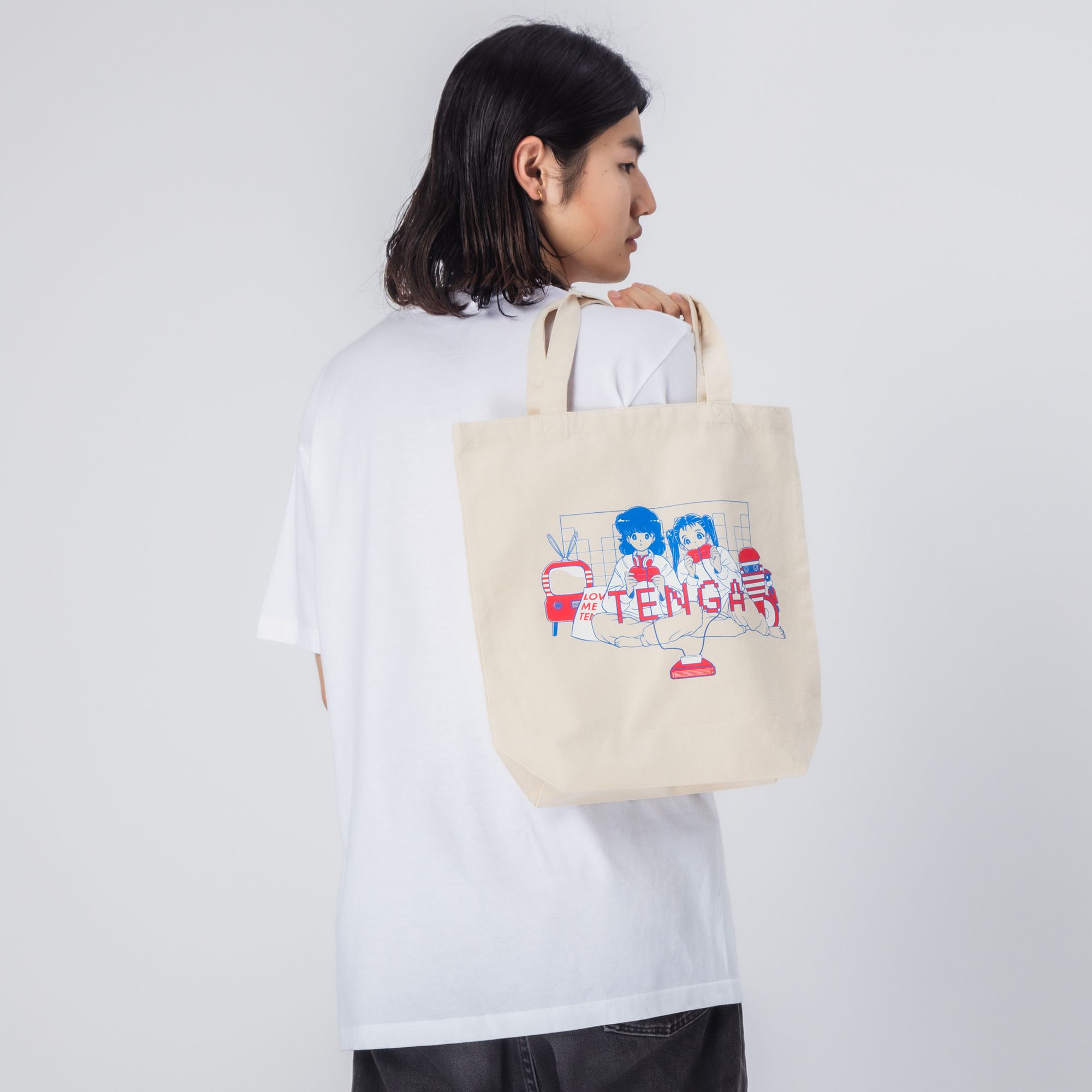【TENGA×ボブa.k.aえんちゃん】PLAY GAME トートバッグ ナチュラル
