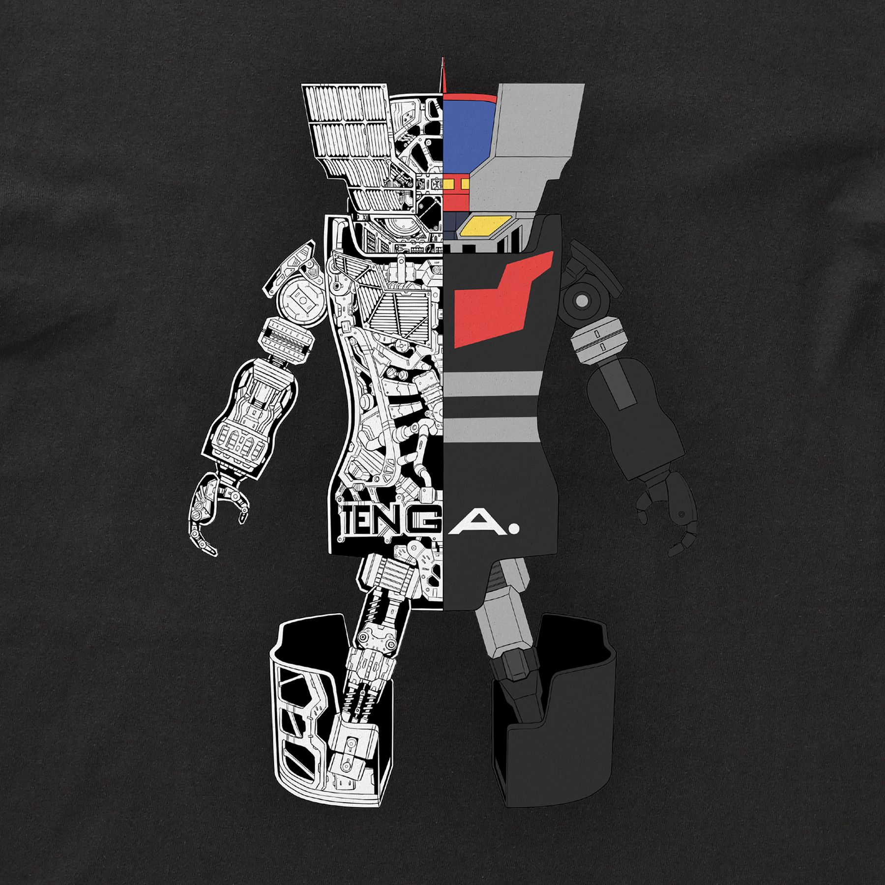 TENGA ROBO Tee【MAZINGER Z Collaboration】BLACK サイズ: S