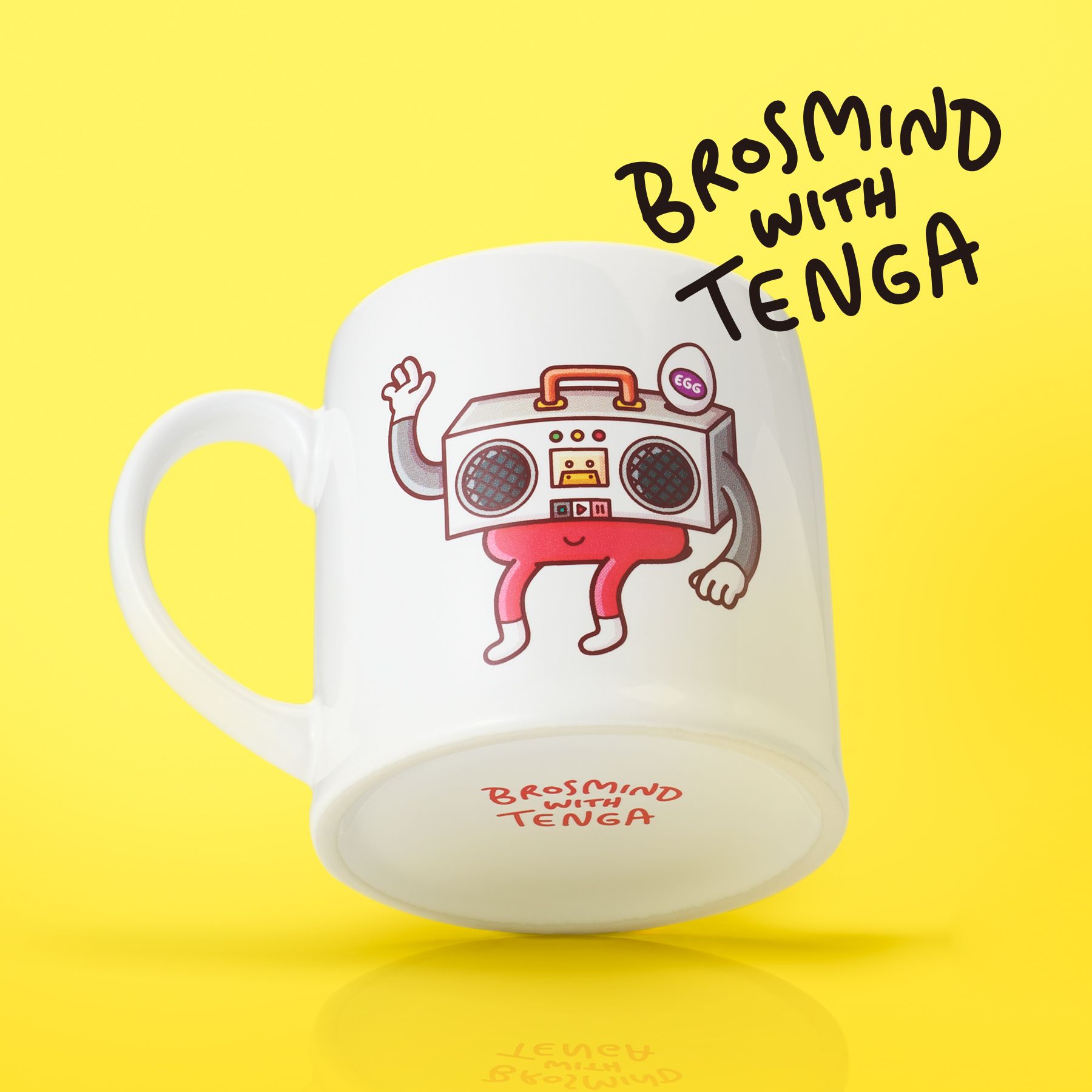 BROSMIND【TENGA ROBO】Mug-Cup RED