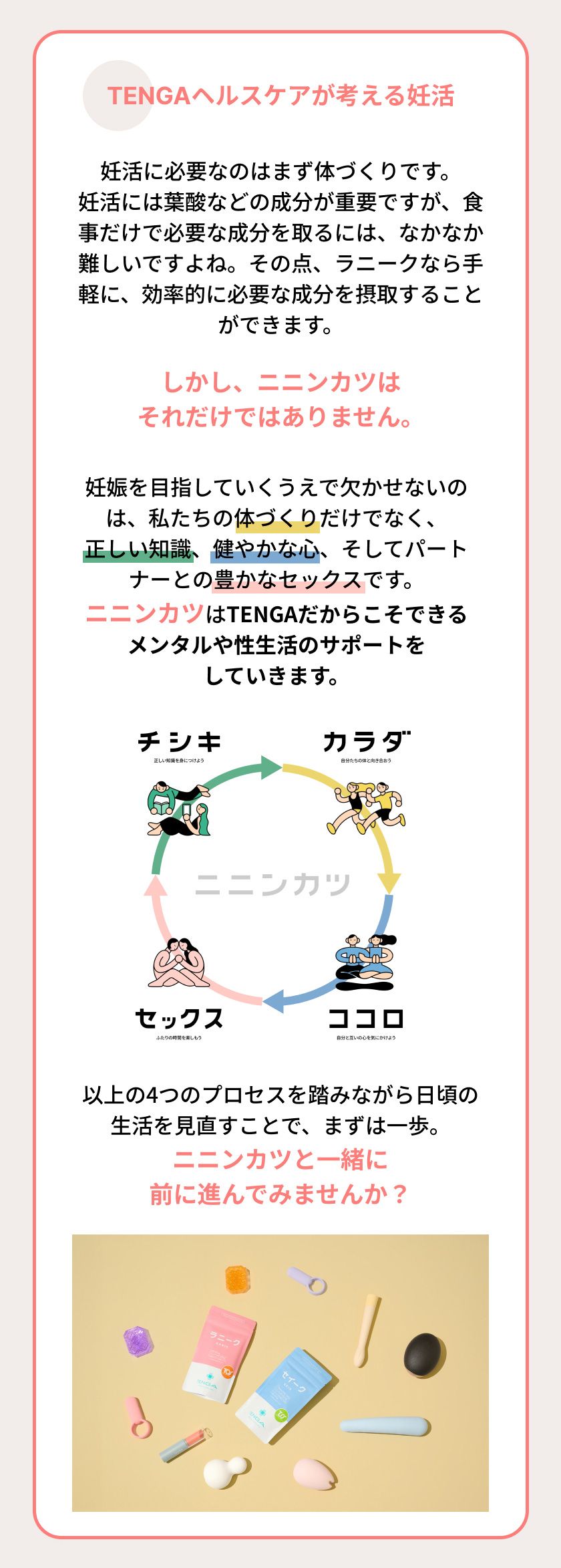 TENGAが考える妊活