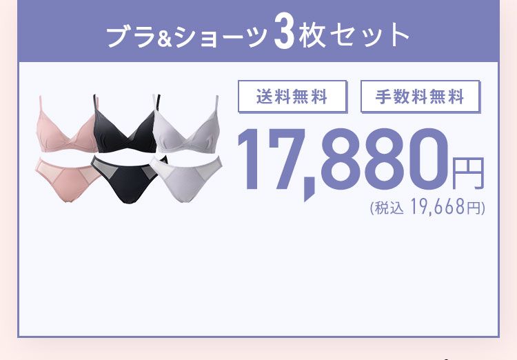 TOLEETY トゥリーティ 軽やかストレスフリーブラ＆ショーツセット