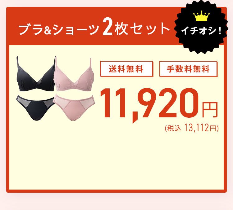 TOLEETY トゥリーティ 軽やかストレスフリーブラ＆ショーツセット