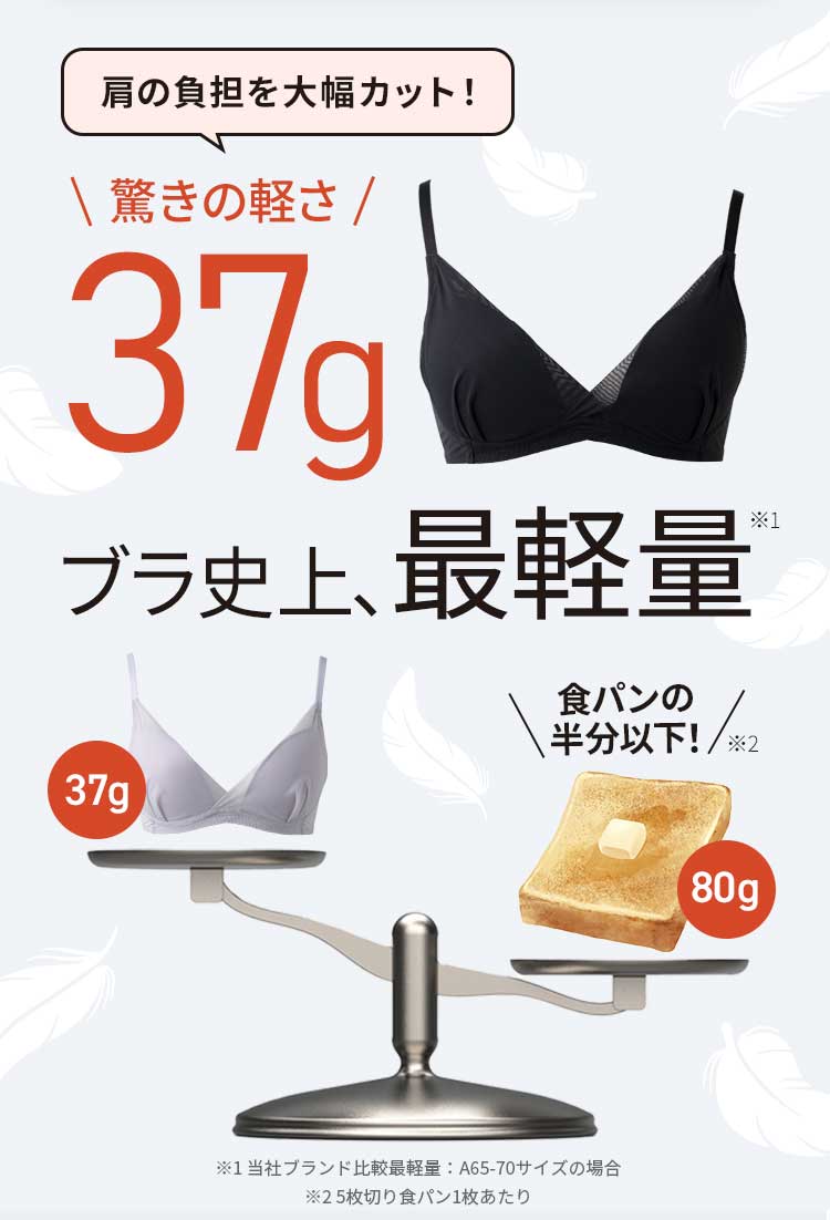 ブラ史上最軽量