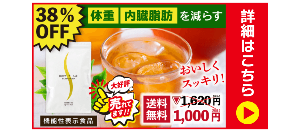 国産プーアール茶 SARYU-SOSO 5g×10包入