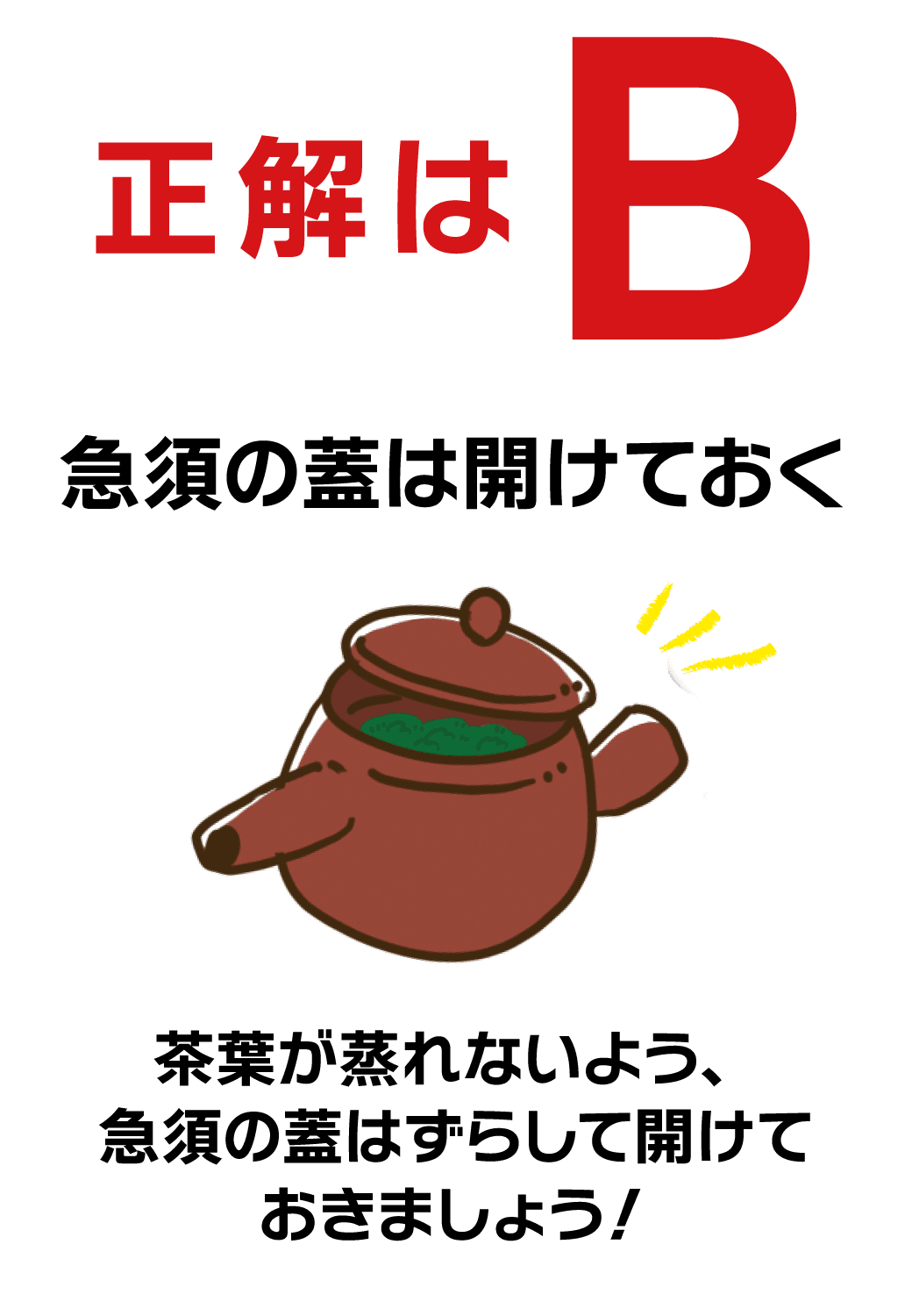 お茶クイズ答え