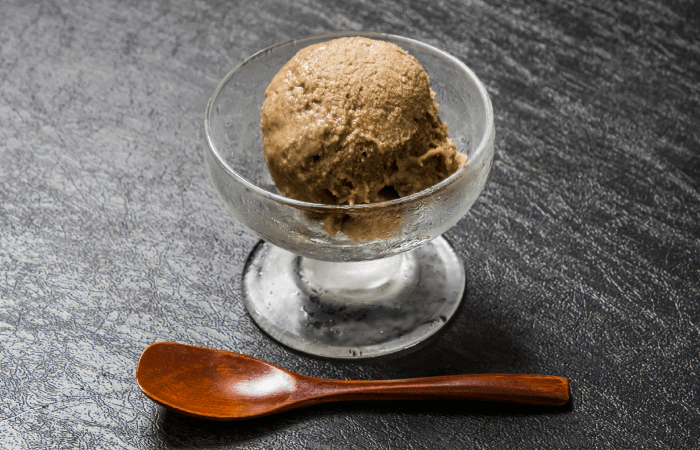 ほうじ茶の豆腐アイス