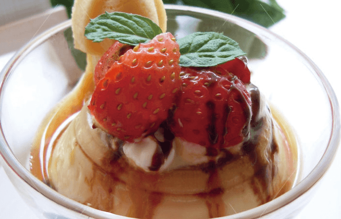 ほうじ茶プリン