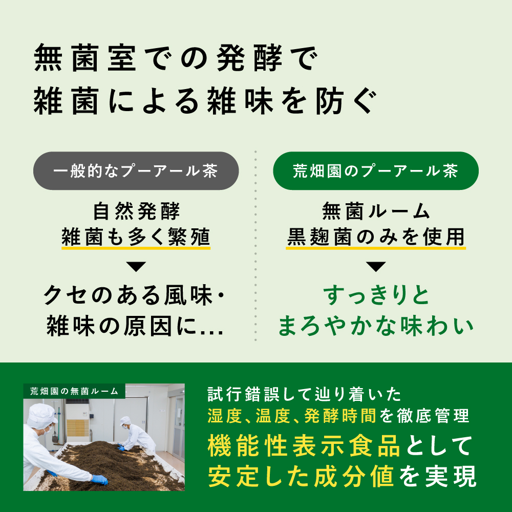 ■【おひとり様1点まで】33%OFF 国産プーアール茶 5g×30ヶ入 送料無料　