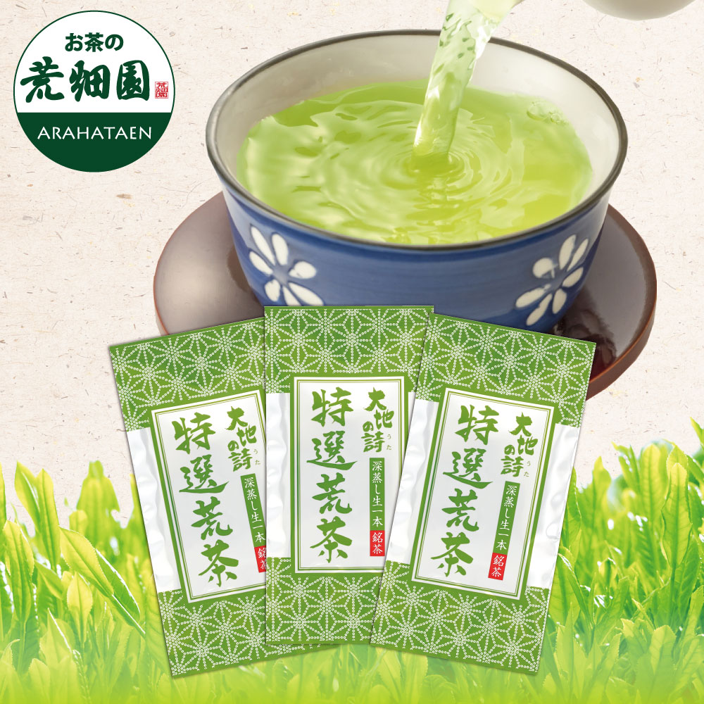 ■WEB 特選荒茶3袋 送料無料　