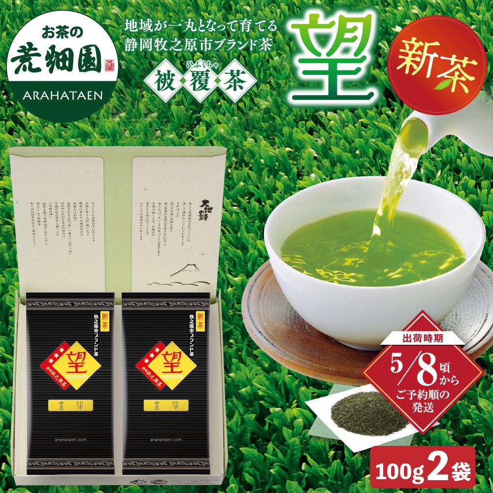 新茶　望金印 100g入×2袋箱入 ※出荷時期5/8頃〜　