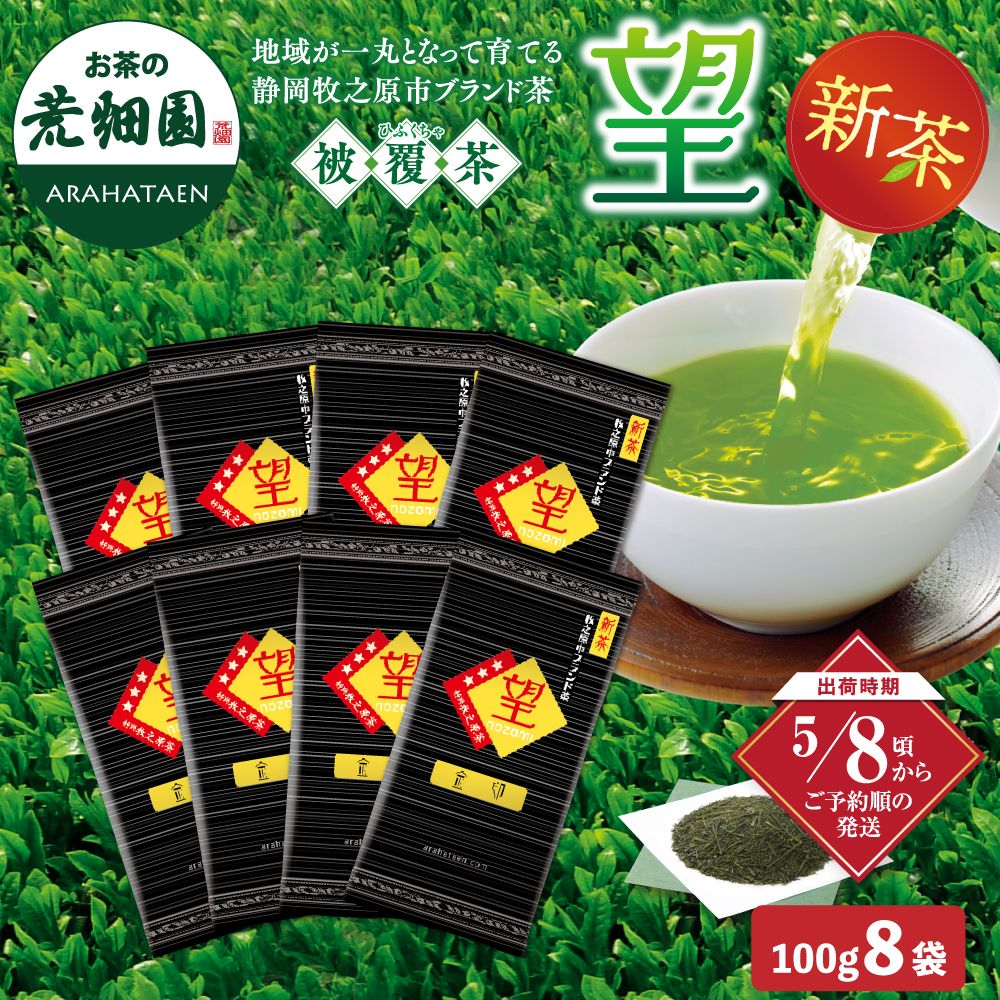 新茶　望金印100g 8袋セット 送料無料 ※出荷時期5/8頃〜　