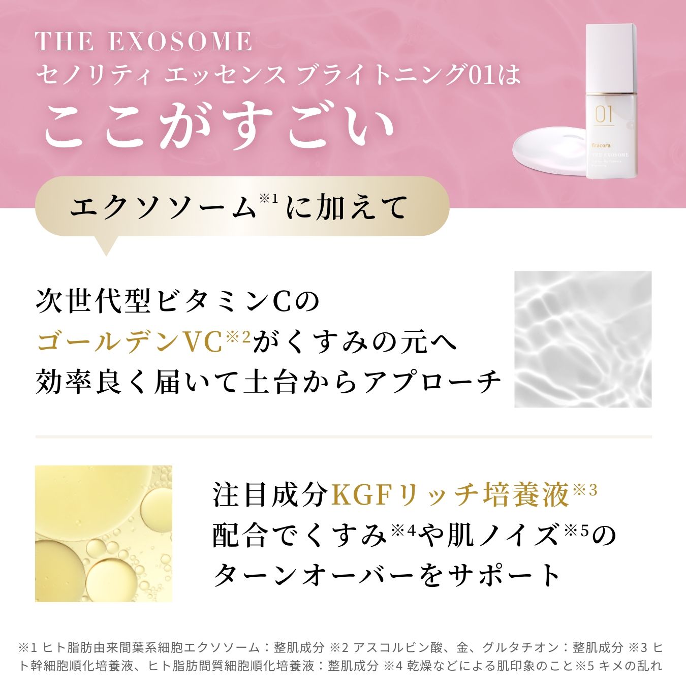 THE EXOSOME セノリティ エッセンス ブライトニング01