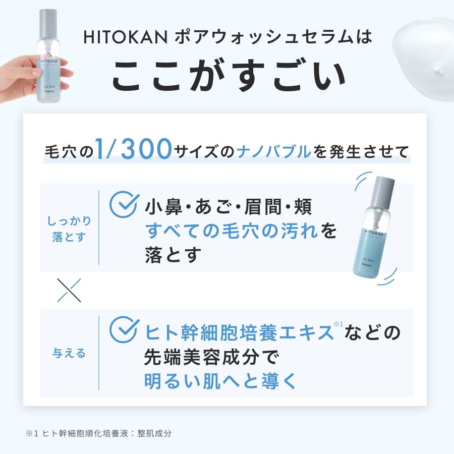 HITOKAN ポアウォッシュセラム
